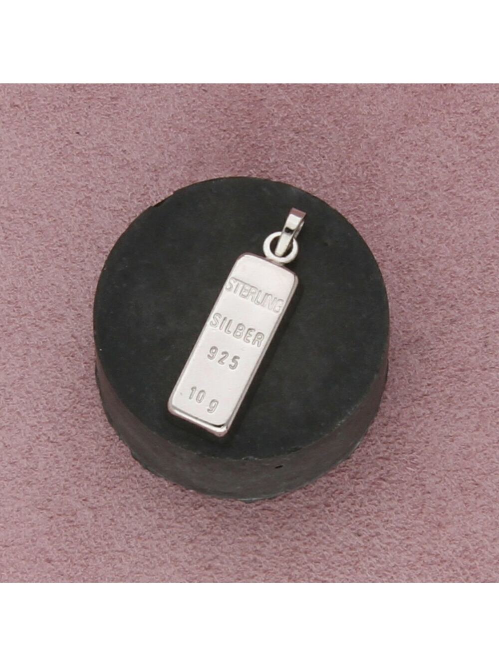 sterling silver vintage 10 gram ingot bar pendant